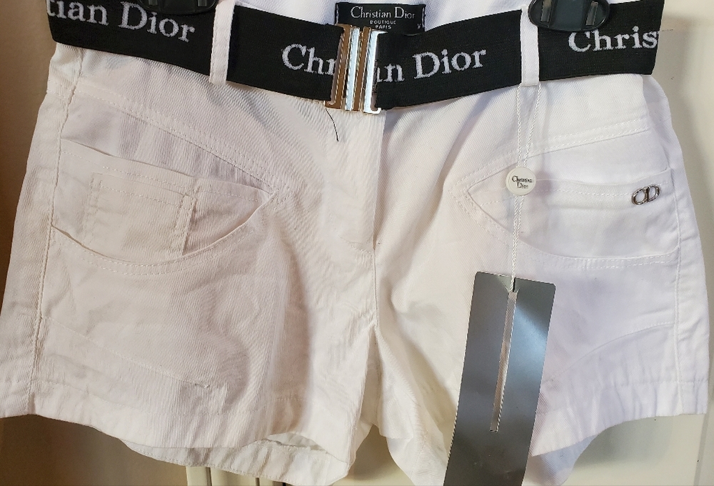 Christian Dior shorts size medium with belt